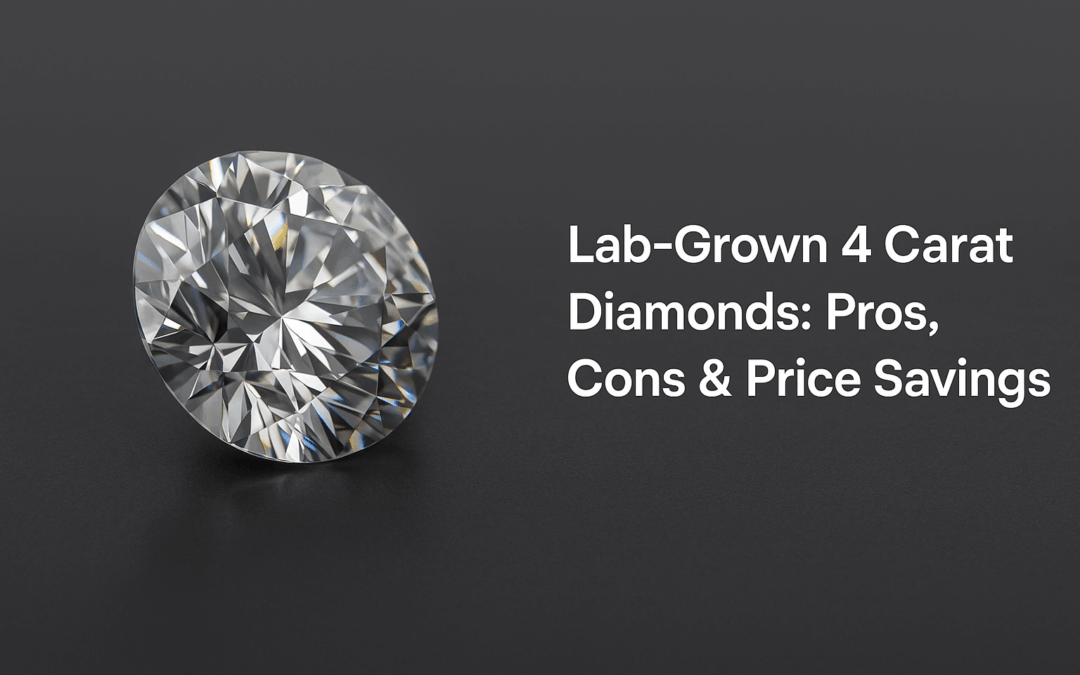 Lab-Grown 4 Carat Diamonds: Pros, Cons & Price Savings