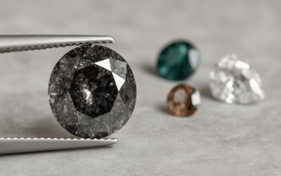 Salt-and-Pepper Diamonds & Unusual Gems: Unique 4-Carat Options